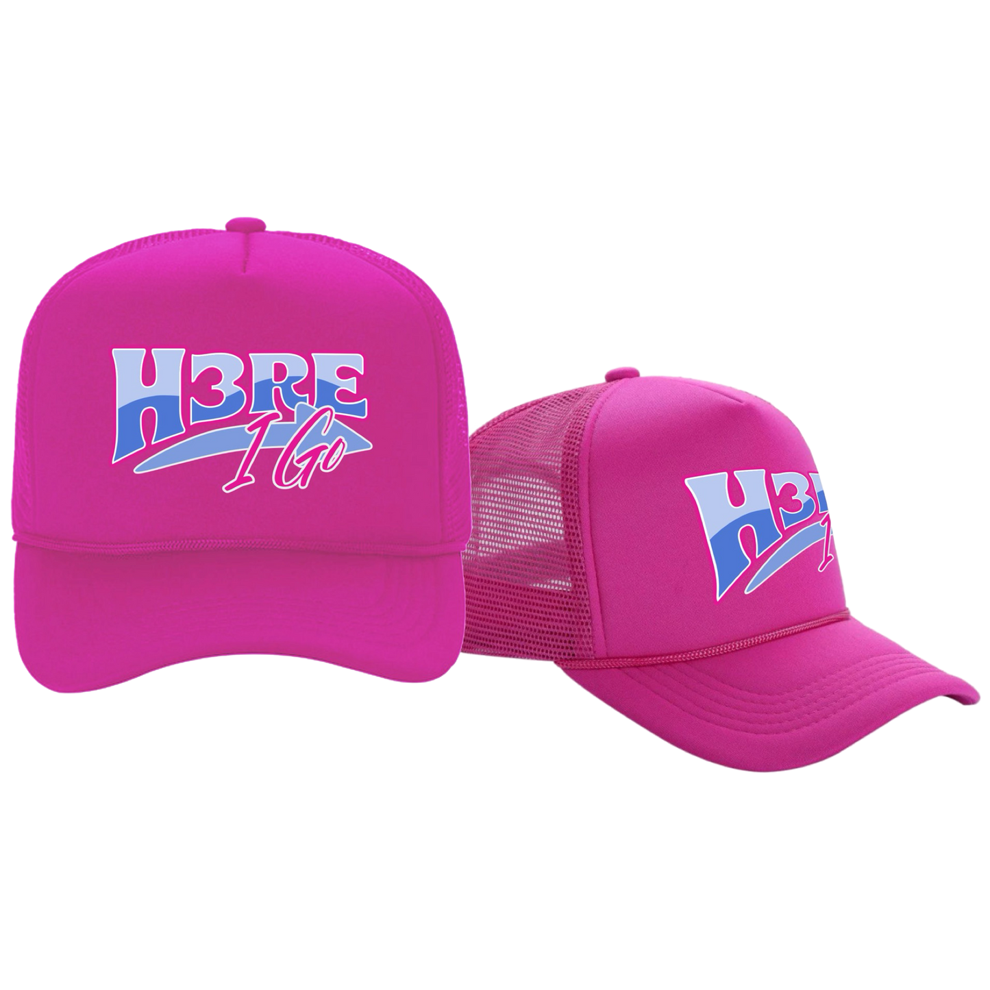 Here I Go Hat Pink