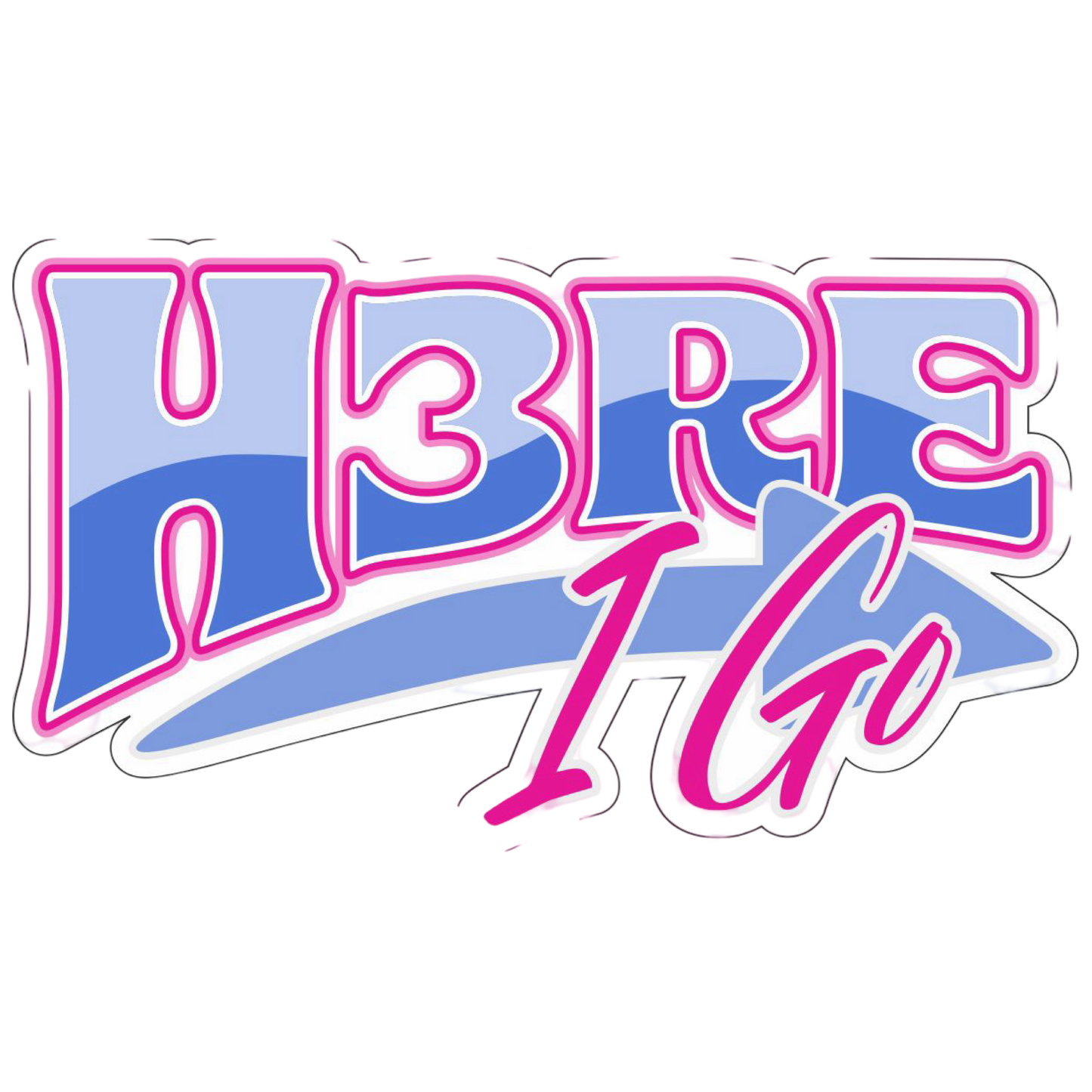 Here I Go Sticker